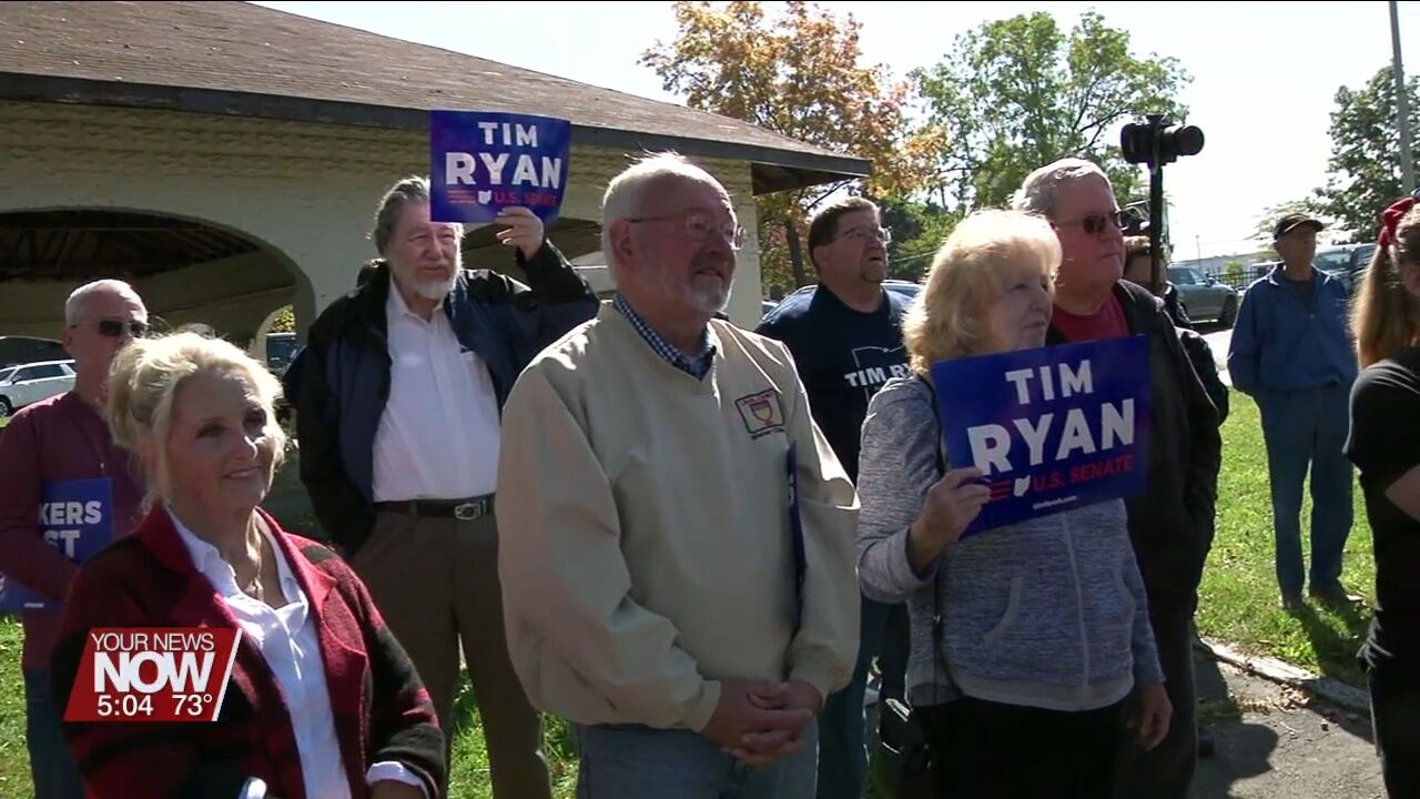 Democratic Senate candidate Tim Ryan connects with Lima voters